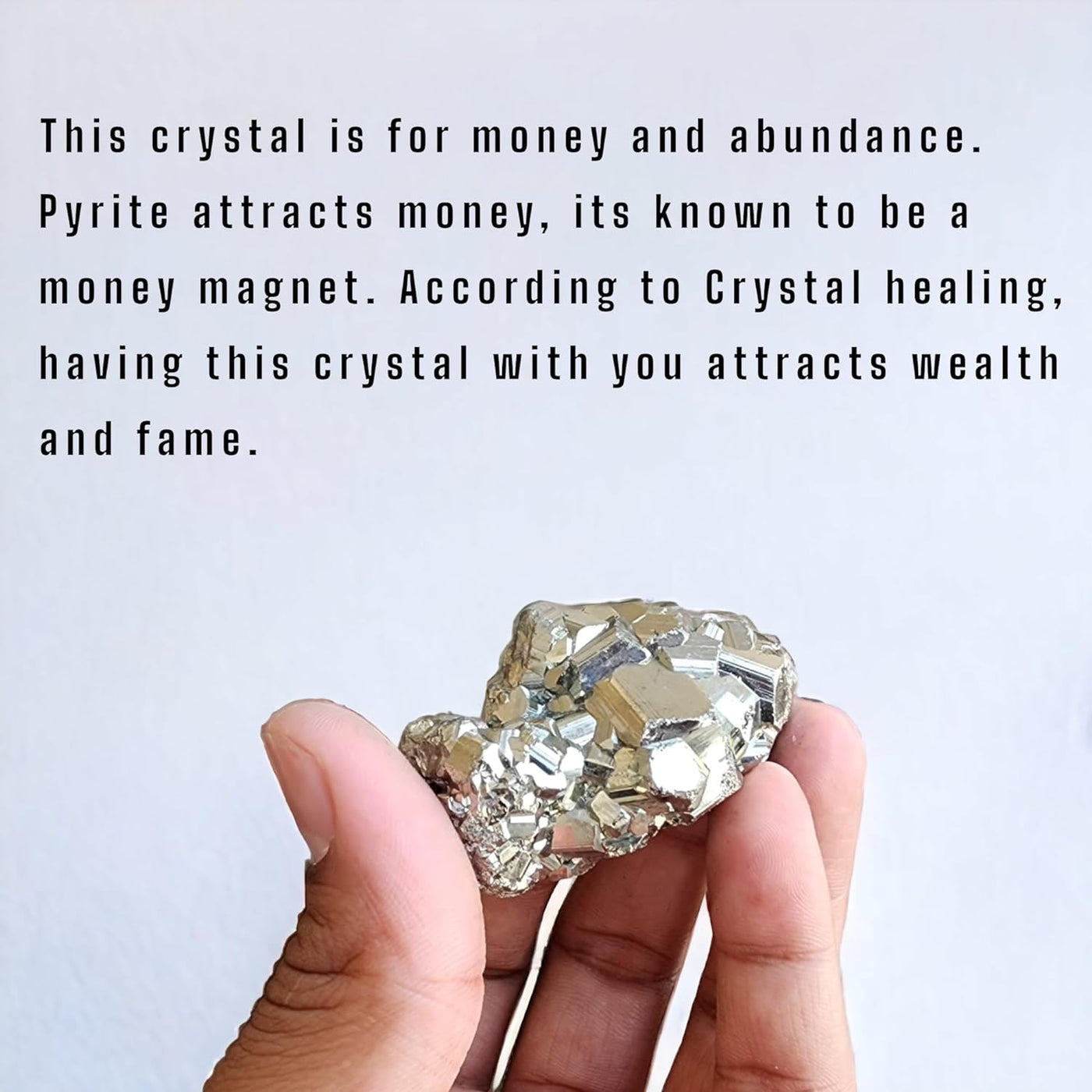 Pyrite Stone For Wealth and Business Luck/Vaastu/Increased Willpower and Manifestation