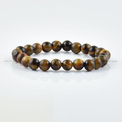 Tiger Eye Bracelet for Courage & Confidence For Men Women Unisex Adults 8MM