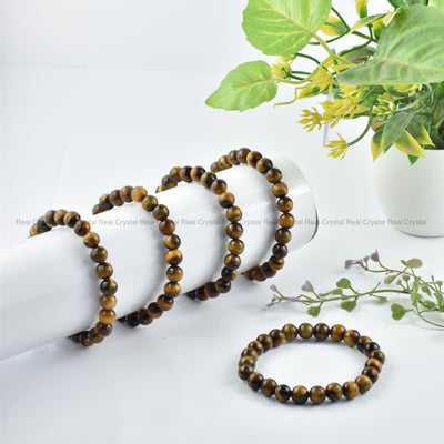 Tiger Eye Bracelet for Courage & Confidence For Men Women Unisex Adults 8MM